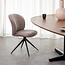 Label51 LABEL51 Eetkamerstoel Kimo - Taupe - Micro Suede - Zwart Onderstel