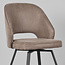 Label51 LABEL51 Eetkamerstoel Lewis - Taupe - Microfiber