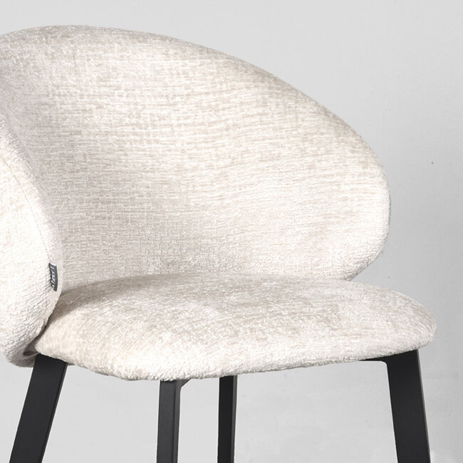 Label51 LABEL51 Eetkamerstoel Logan - Crème - Elegance