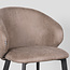 Label51 LABEL51 Eetkamerstoel Logan - Taupe - Microfiber