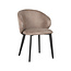 Label51 LABEL51 Eetkamerstoel Logan - Taupe - Microfiber