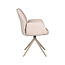 Label51 LABEL51 Eetkamerstoel Mellow - Naturel - Boucle - Taupe Onderstel