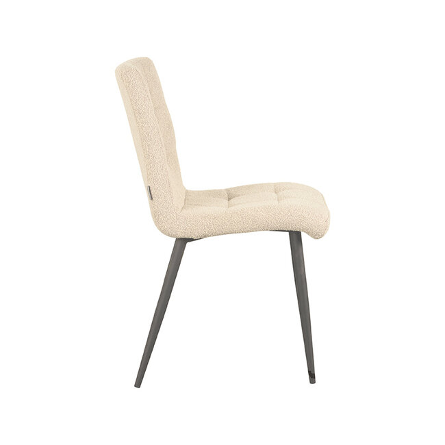 Label51 LABEL51 Eetkamerstoel Sam - Zand - Boucle