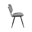 Label51 LABEL51 Eetkamerstoel Vic - Donkergrijs - Ribcord