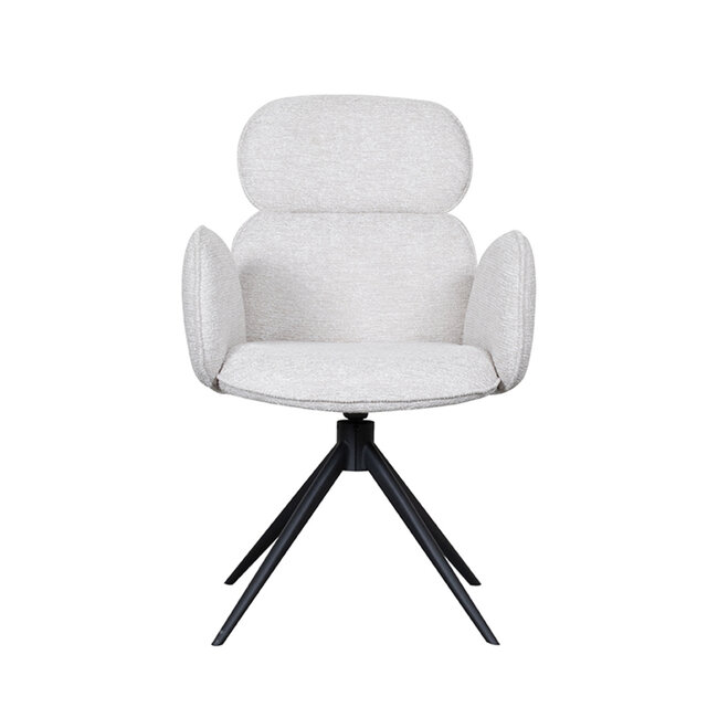 Label51 LABEL51 Eetkamerstoel Vidar - Naturel - Boucle