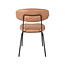 Label51 LABEL51 Eetkamerstoel Zack - Cognac - Microfiber