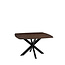 Label51 LABEL51 Eetkamertafel Blake - Espresso - Mangohout - 140x140 cm