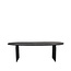 Label51 LABEL51 Eetkamertafel Cooper - Zwart - Mangohout - 250x110 cm