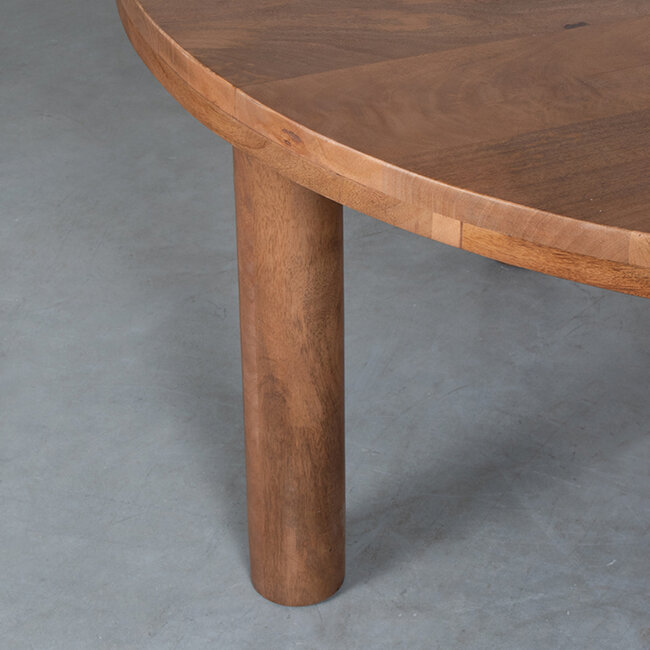 Label51 LABEL51 Eetkamertafel Elly - Nature - Mangohout - 140x140 cm