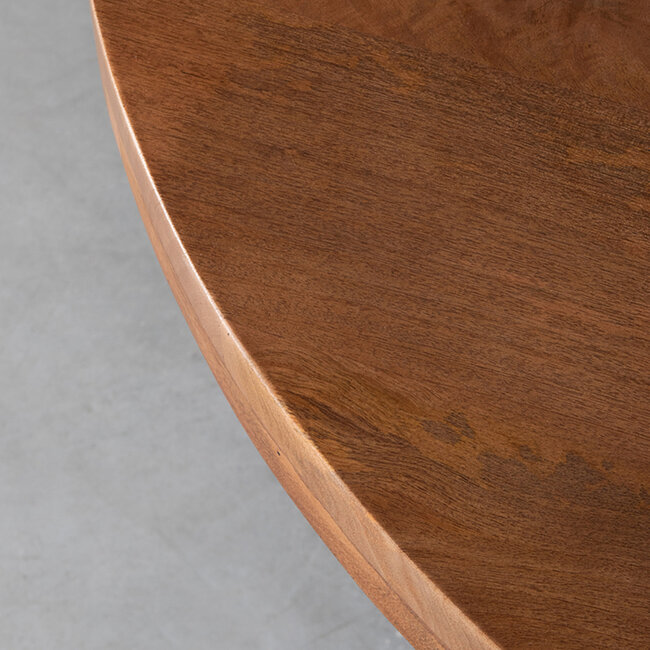 Label51 LABEL51 Eetkamertafel Elly - Nature - Mangohout - 140x140 cm