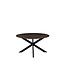 Label51 LABEL51 Eetkamertafel Otis - Espresso - Mangohout - 130 cm - Rond