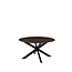 Label51 LABEL51 Eetkamertafel Otis - Espresso - Mangohout - 130 cm - Rond