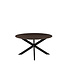 Label51 LABEL51 Eetkamertafel Otis - Espresso - Mangohout - 140 cm - Rond
