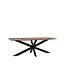 Label51 LABEL51 Eetkamertafel Zane - Espresso - Mangohout - 220x100 cm