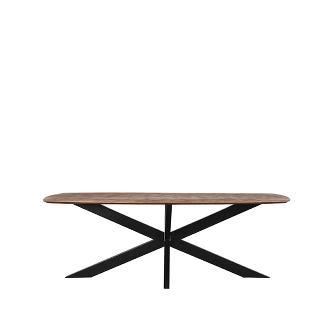 Label51 LABEL51 Eetkamertafel Zane - Espresso - Mangohout - 220x100 cm