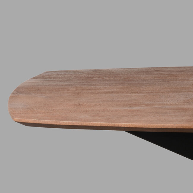 Label51 LABEL51 Eetkamertafel Zane - Espresso - Mangohout - 220x100 cm