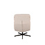 Label51 LABEL51 Fauteuil Alvar - Naturel - Boucle - Incl. Hocker