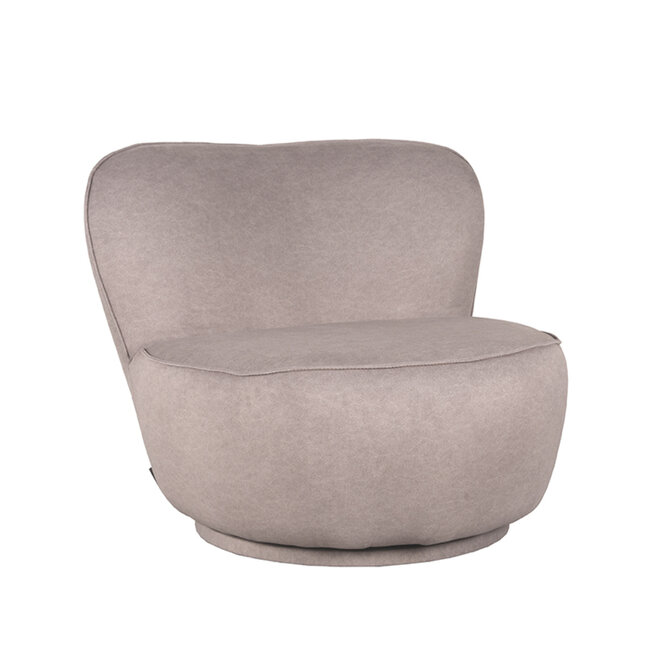 Label51 LABEL51 Fauteuil Bunny - Taupe - Microfiber