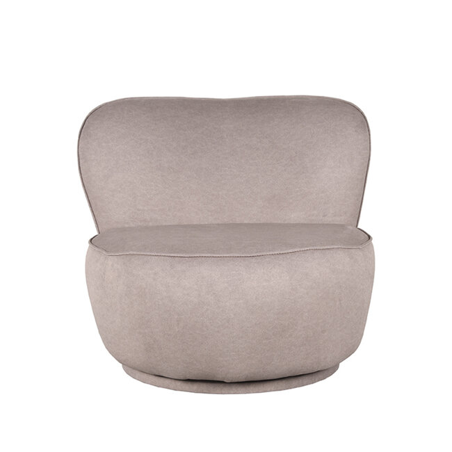 Label51 LABEL51 Fauteuil Bunny - Taupe - Microfiber