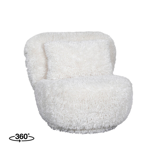 Label51 LABEL51 Fauteuil Doodle - Crème - Fluffy