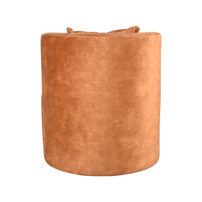 Label51 LABEL51 Fauteuil Evy - Oker - Velours - 65 cm
