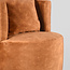 Label51 LABEL51 Fauteuil Evy - Oker - Velours - 65 cm