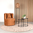 Label51 LABEL51 Fauteuil Evy - Oker - Velours - 65 cm