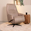 Label51 LABEL51 Fauteuil Odense - Taupe - Micro Suede