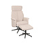 Label51 LABEL51 Fauteuil Verdal - Naturel - Boucle - Incl. Hocker
