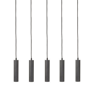 Label51 LABEL51 Hanglamp Ferroli - Zwart - Metaal - 5-lichts