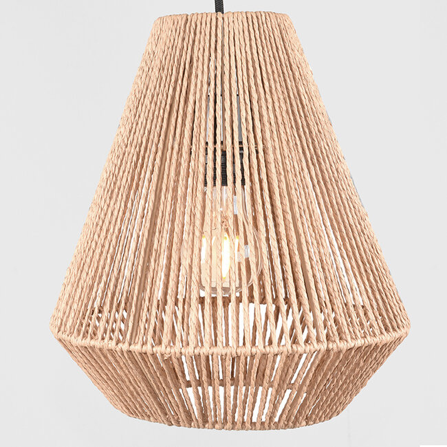 Label51 LABEL51 Hanglamp Ibiza - Naturel - Jute - 2-Lichts