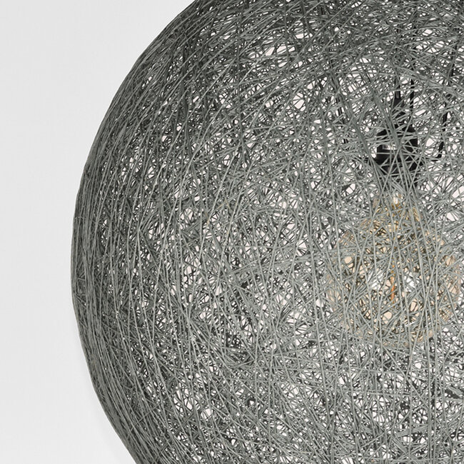 Label51 LABEL51 Hanglamp Twist - Grijs - Vlas - XL