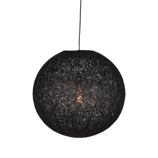 Label51 LABEL51 Hanglamp Twist - Zwart - Vlas - L