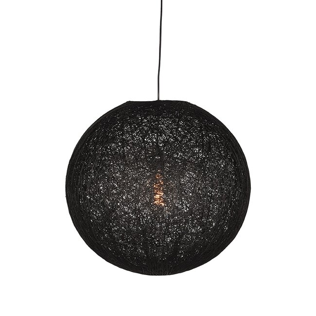 Label51 LABEL51 Hanglamp Twist - Zwart - Vlas - L