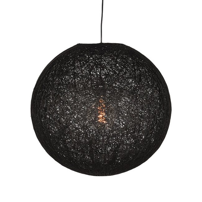 Label51 LABEL51 Hanglamp Twist - Zwart - Vlas - XL