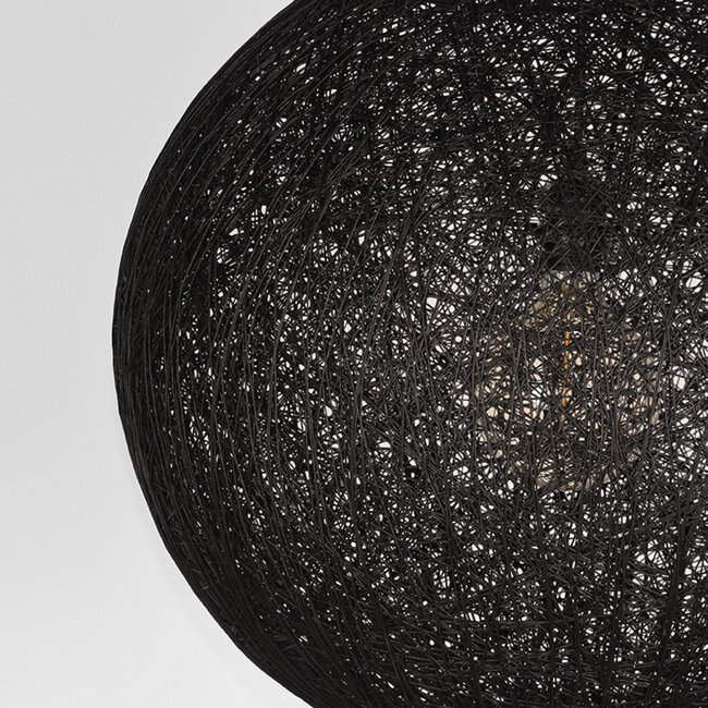 Label51 LABEL51 Hanglamp Twist - Zwart - Vlas - XL