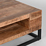 Label51 LABEL51 Salontafel Cube - Rough - Mangohout - 80 cm