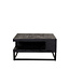 Label51 LABEL51 Salontafel Cube - Zwart - Mangohout - 80 cm