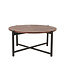 Label51 LABEL51 Salontafel Dox - Espresso - Mangohout - 70 cm - Zwart