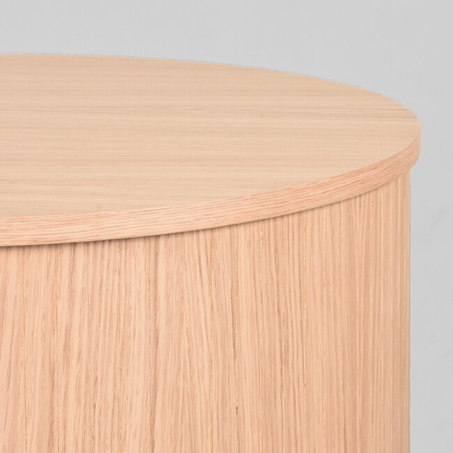 Label51 LABEL51 Salontafel Oliva - Naturel - Eiken - 70 cm