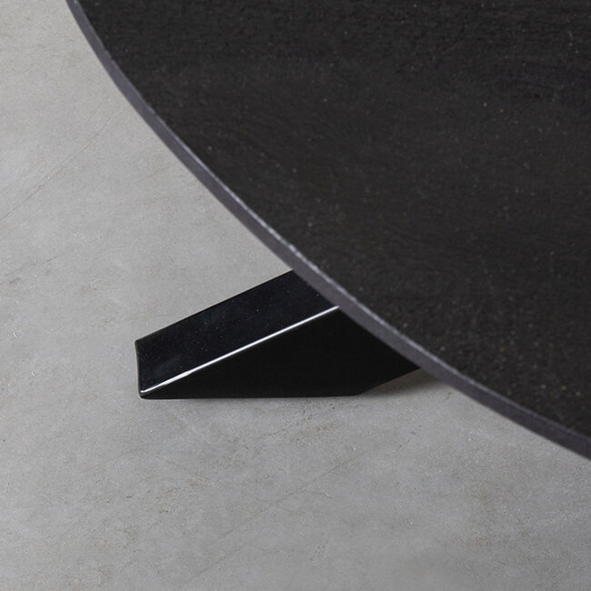 Label51 LABEL51 Salontafel Otis - Zwart - Mangohout - 80 cm