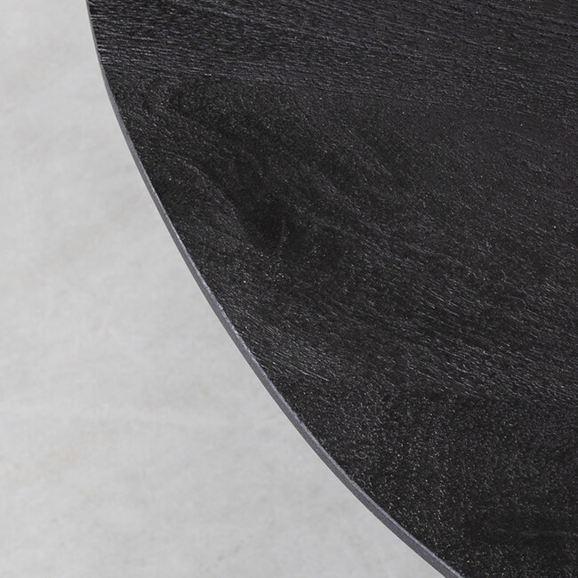 Label51 LABEL51 Salontafel Otis - Zwart - Mangohout - 80 cm