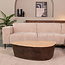 Label51 LABEL51 Salontafel Ravi - Espresso - Travertin - 110 cm