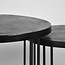 Label51 LABEL51 Salontafel Set Brute - Zwart - Metaal - 70 cm