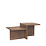 Label51 LABEL51 Salontafel Skip - Espresso - Mangohout - 90 cm