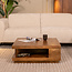 Label51 LABEL51 Salontafel Square - Nature - Mangohout - 80 cm