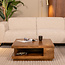 Label51 LABEL51 Salontafel Square - Nature - Mangohout - 80 cm