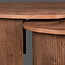 Label51 Salontafelset Timon - Espresso - Mangohout - 100 cm