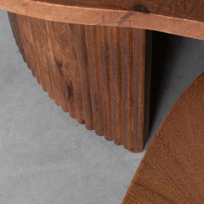 Label51 LABEL51 Salontafel Timon - Nature - Mangohout - 100 cm