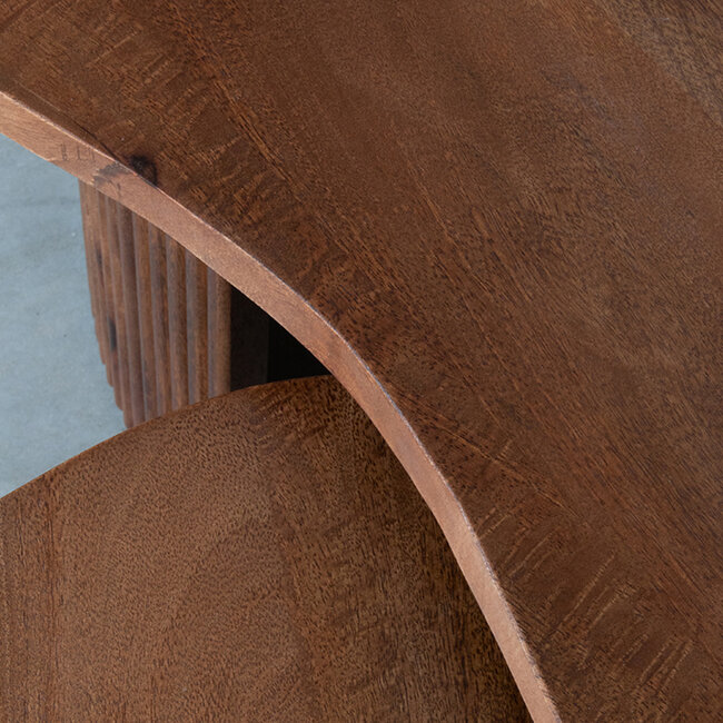 Label51 LABEL51 Salontafel Timon - Nature - Mangohout - 100 cm